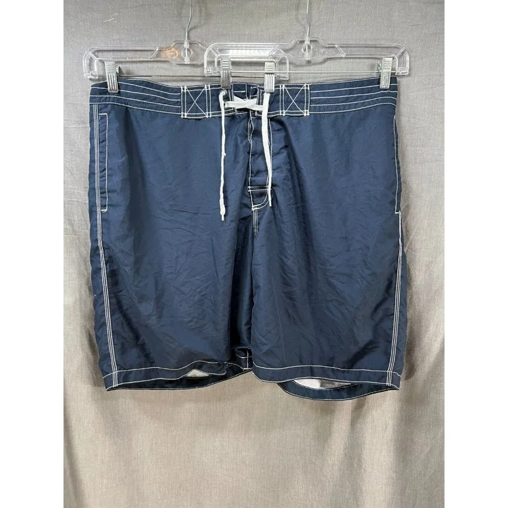 Old Navy‎ Swim Shorts Mens 2XL Blue White Pocketed Swimwear Men 40x20